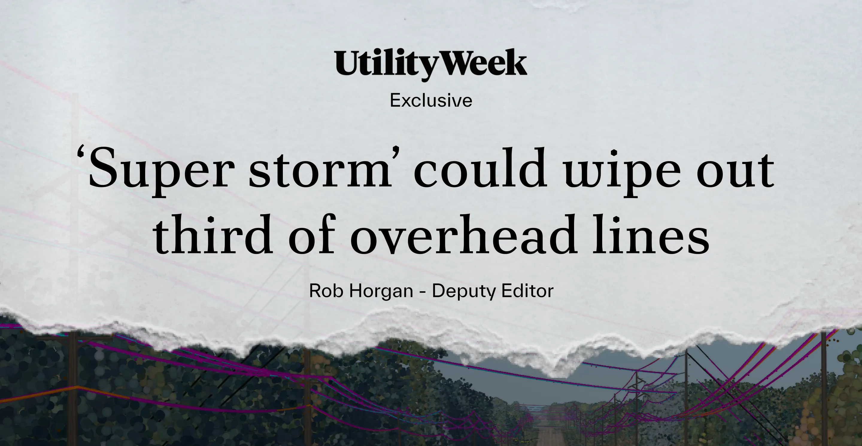 Digital modelling of the UK's energy grid under storm conditions